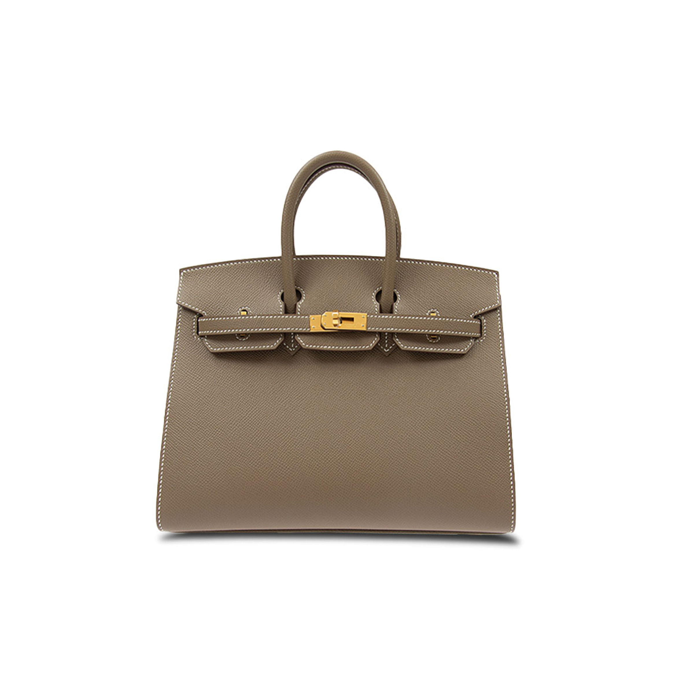 HERMES MASTER BIRKIN 30 EPSOM LEATHER ELEPHANT GREY GOLD BUCKLE HANDBAG H028369CC18 (30*23*15cm)